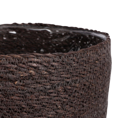 Panier en mica marron atlantique 18 cm | 12 pièces
