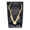 Décoration murale bois de cerf sur assiette 34,5 cm | 6 pièces