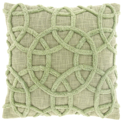 Coussin vivant unique everon thé vert 45 x 45 cm | 6 pièces