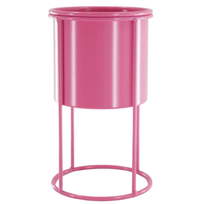 Pot de fleur Housevitamin sur métal standard rose 19 cm | 12 pièces