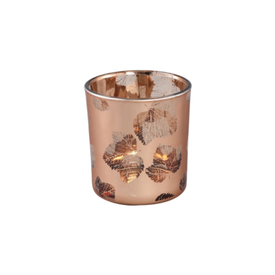 Ptmd lanterne kamala s couleur bronze marron 8 cm | 12 pièces