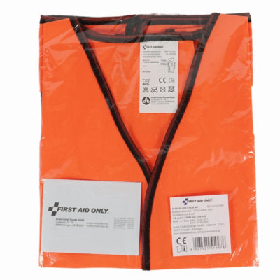 Gilet de sécurité enfant orange taille 134-140 | 10 pièces