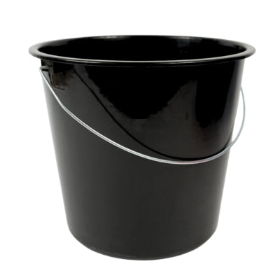 Seau 10 litres noir | 10 pièces