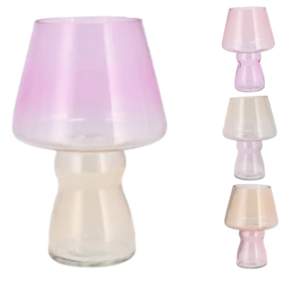 Daan benthout vase bicolore pastel 25 cm 4 assortis | 4 pièces