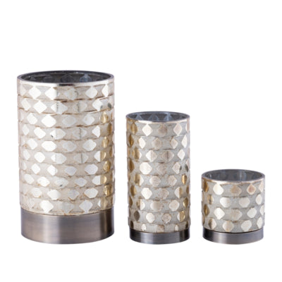 Lanterne Ptmd landyne 20 cm | 4 pièces