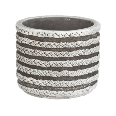 Pot de fleurs série raf gris 7,5 cm | 24 pièces