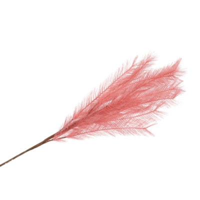 Daan branche artificielle en bois courbé plumes rose foncé 100 cm | 12 pièces