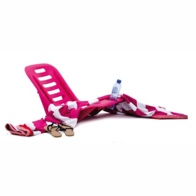 Chaise baquet de plage Waimea blanc 55 cm | 6 pièces