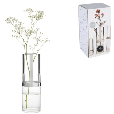 Vase Sagaform support couleur argent 15 cm | 6 pièces