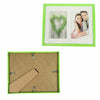 Cadre photo passe-partout facile pour 2 photos vert 10 x 15 cm | 12 pièces