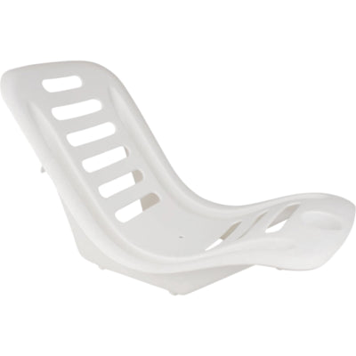 Chaise baquet de plage Waimea blanc 55 cm | 6 pièces