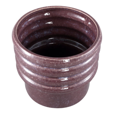 Ptmd pot de fleur melisa céramique l violet 18 cm | 4 pièces