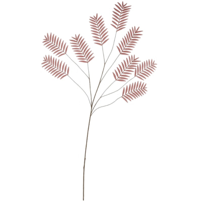 Daan feuille de palmier artificielle en bois courbé marron 150 cm | 6 pièces