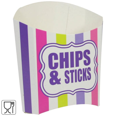 Amscan plateau de fête bâtonnets de chips 12 cm | 100 pièces