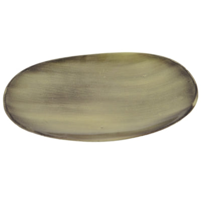 Plateau Olaf métal vert 26,5 cm | 24 pièces