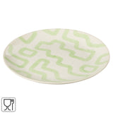 Assiette J-line motif vert 22 cm | 12 pièces - afbeelding 1
