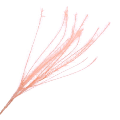 Daan branche artificielle en bois courbé plumes rose 150 cm | 12 pièces