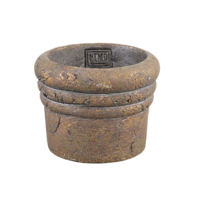 Ptmd pot de fleur Helena s marron 12 cm | 12 pièces