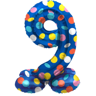 Folat ballon en aluminium debout 9 points 41 cm | 20 pièces