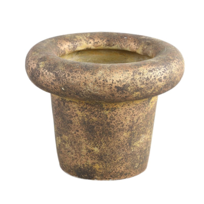Pot de fleur Ptmd relandi m doré 25 cm | 4 pièces