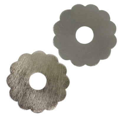 Stjernsund anneau de bougie fleur de loua couleur argent 9,3 cm | 24 pièces