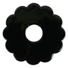 Stjernsund anneau de bougie fleur de loua noir brillant 9,3 cm | 24 pièces