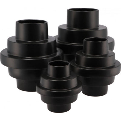 Daan benthout vase escalier noir 25 cm | 4 pièces
