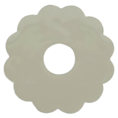 Stjernsund anneau de bougie fleur de loua gris brillant 9,3 cm | 24 pièces