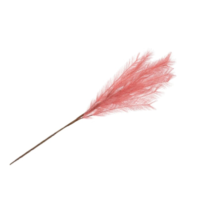 Daan branche artificielle en bois courbé plumes rose foncé 100 cm | 12 pièces