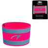 Bracelet de sport Avento réfléchissant rose fluo taille unique | 20 pièces