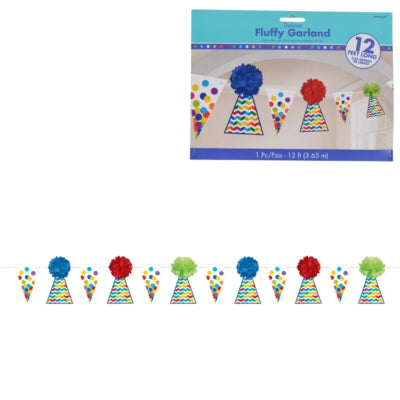 Amscan chapeaux de fête streamer 365 cm | 24 pièces