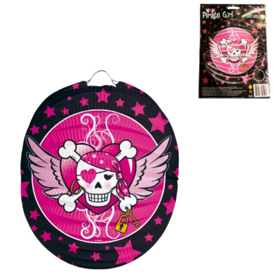 Folat lanterne pirate fille 22 cm | 24 pièces