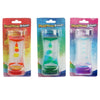 Sablier barboteur à mouvement liquide 14 cm 3 assortis | 24 pièces