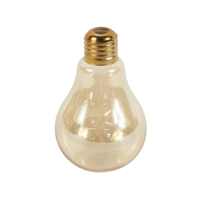 Vase ampoule ambre 12 cm | 24 pièces