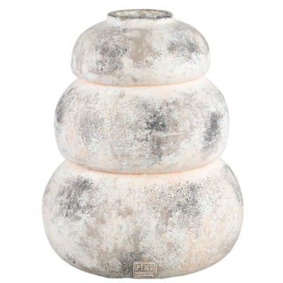 Pot Ptmd bulby beige rose l 36 cm | 2 pièces