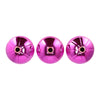 Daan benthout vase boule de noël fuchsia 14 cm 3 assortis | 6 pièces