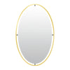 Miroir mural Len-fra salem doré 60 cm | 2 pièces