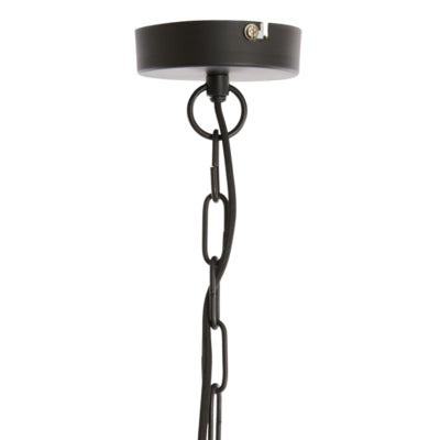 Lampe suspendue Light Living Kasper noire 55 cm | 2 pièces