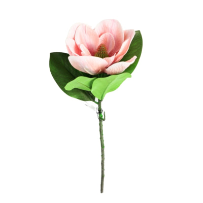 Countryfield fleur artificielle magnolia rose 65 cm | 12 pièces