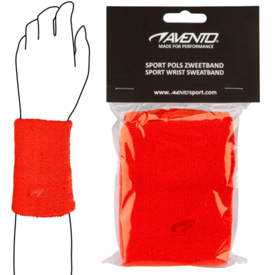 Avento sport bandeau anti-transpiration orange lot de 2 | 25 pièces