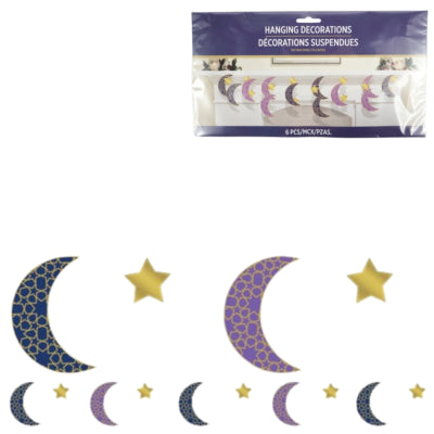 Amscan guirlande de décoration feuille orientale 213 cm | 24 pièces