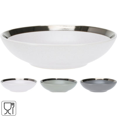 Assiette Siaki profonde 20,5 cm 3 assortis | 12 pièces