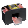 Mélangeur de cartes à batterie Relaxdays noir 4 jeux | 6 pièces