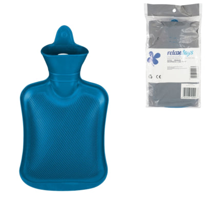 Bouillotte Relaxdays bleue 1 l | 12 pièces