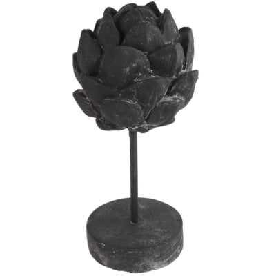 Countryfield statue artichaut sur pied davor noir 29,5 cm | 6 pièces