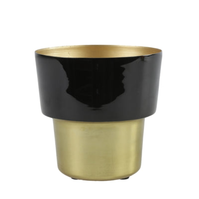 Countryfield pot de fleur madina s noir 10 cm | 12 pièces