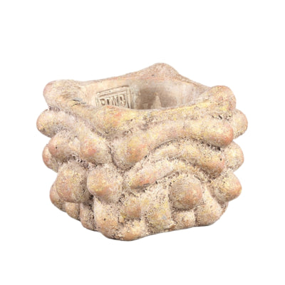 Pot de fleur Ptmd draw xs crème 12 cm | 16 pièces