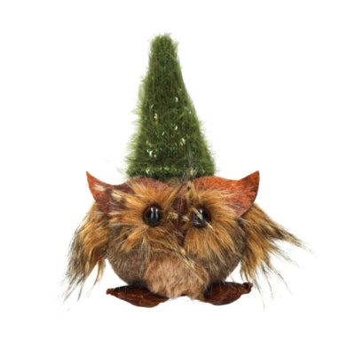 Butée de porte hibou Hedwige vert 21 cm | 12 pièces
