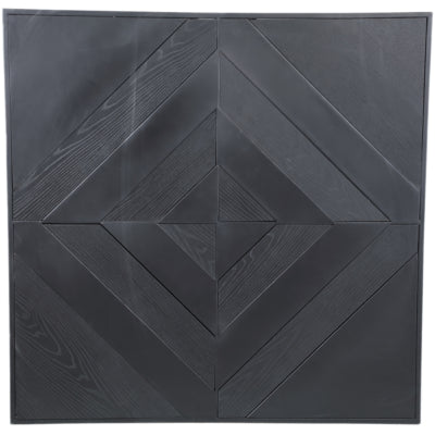 Panneau mural Ptmd mixa noir 160 x 160 cm | 2 pièces