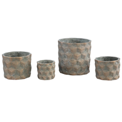 Pot de fleur Ptmd zish m 14 cm | 8 pièces